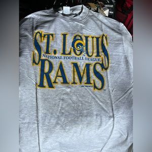 Vintage 1995 NOS St Louis Rams t shirt xl USA